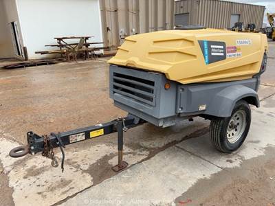 2019 Atlas Copco XAS185 185 CFM Towable Air Compressor Kubota bidadoo -Repair