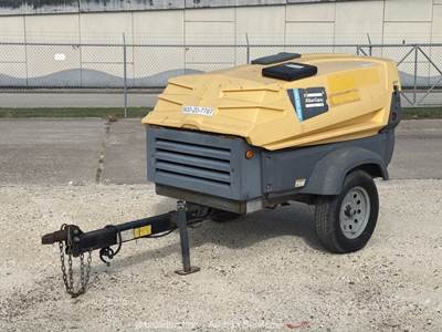 2018 Atlas Copco XAS185 185 CFM Towable Air Compressor Kubota -Parts/Repair