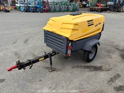 2018 Atlas Copco XAS185KD7 185 CFM Diesel Towable Air Compressor Kubota bidadoo