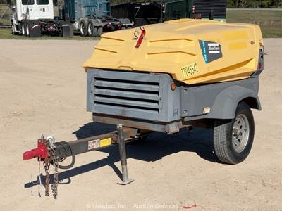 2020 Atlascopco XAS185KD7 185 CFM Towable Air Compressor Kubota bidadoo -Repair