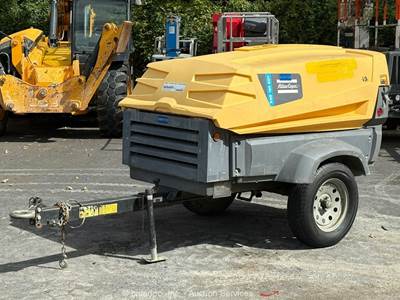 2018 Atlas Copco XAS 185 KD7 185 CFM Towable Air Compressor Kubota bidadoo
