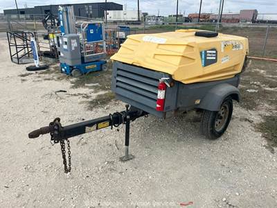 2018 Atlas Copco XAS185KD7 185 CFM Towable Air Compressor Kubota -Parts/Repair