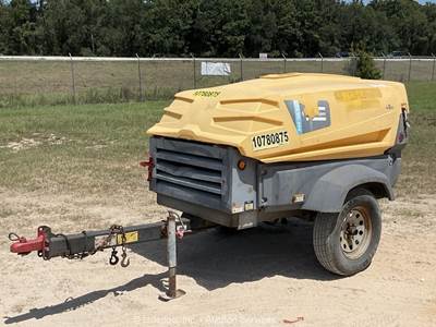 2018 Atlas Copco XAS185KD7 T4F 185 CFM Towable Air Compressor Kubota bidadoo