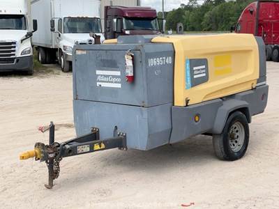 2017 Atlas Copco XAS440JD8 S/A 440 CFM Towable Air Compressor John Deere bidadoo