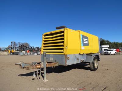 2018 Atlas Copco XAS900 JD8 T4 900 CFM Towable Air Compressor John Deere bidadoo