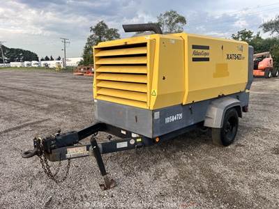 2016 Atlas Copco XATS 750 JD7 750 CFM 175 PSI Towable Air Compressor bidadoo