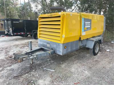 2017 Atlas Copco XATS 750 JD8 750 CFM Towable Air Compressor John Deere bidadoo