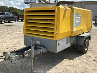 2018 Atlas Copco XATS 750 JD8 FT4 750 CFM Towable Air Compressor Trailer bidadoo