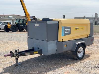 2019 Atlas Copco XATS400 400 CFM S/A Towable Air Compressor bidadoo -Repair