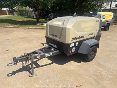 2021 Doosan C185WDO-T4F S/A 185 CFM Towable Air Compressor Diesel -Parts/Repair