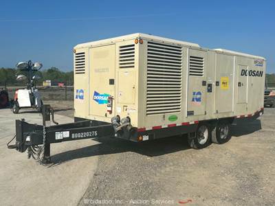 2018 Doosan HP1600WCU-T4F 1,600 CFM Towable Air Compressor Cummins -Parts/Repair