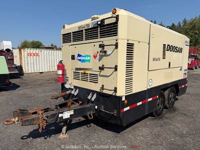 2015 Doosan HP915WCU-T4F 915 CFM Towable Air Compressor Cummins Diesel bidadoo
