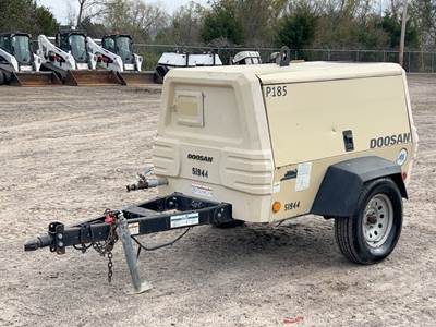 2018 Doosan P185WDO-T4F 185 CFM S/A Towable Air Compressor Diesel D24 bidadoo
