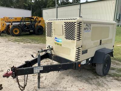 2018 Doosan P425/HP375 425 CFM Towable Air Compressor Cummins Diesel bidadoo