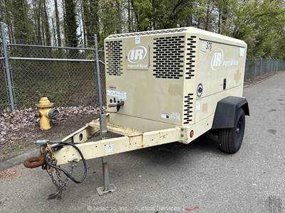 2007 Ingersoll Rand HP375 375 CFM S/A Towable Air Compressor Trailer bidadoo