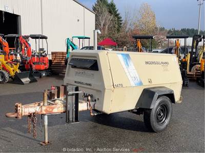 Ingersoll Rand P185WJD 185 CFM Towable Air Compressor John Deere bidadoo -Repair