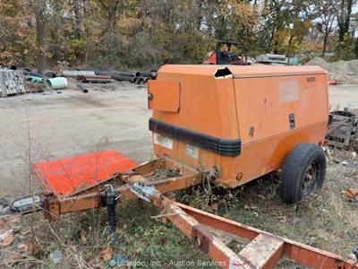 2000 Ingersoll Rand P185WJD 185 CFM Towable Air Compressor Diesel -Parts/Repair