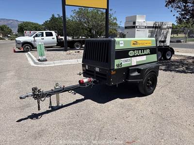 2022 Sullair 185/D/DPQ/KUT4F 185 CFM Towable Air Compressor Trailer bidadoo