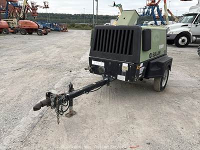 2014 Sullair 185DPQ 185 CFM 125 PSI Towable Air Compressor Cat Diesel bidadoo