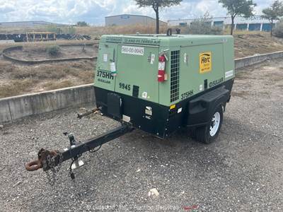2018 Sullair 375HHAF S/A 375 CFM Towable Air Compressor John Deere -Parts/Repair