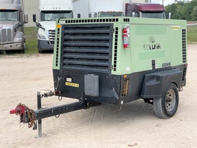 2017 Sullair 400HH 400 CFM Towable Air Compressor Caterpillar Diesel bidadoo
