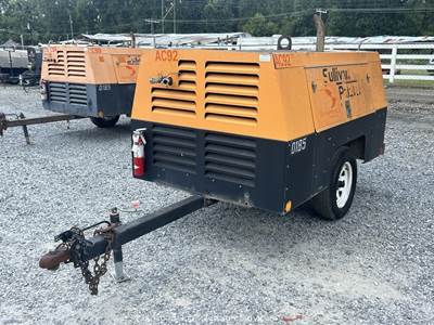 2012 Sullivan Palatek D185PJD 185 CFM Towable Diesel Air Compressor bidadoo