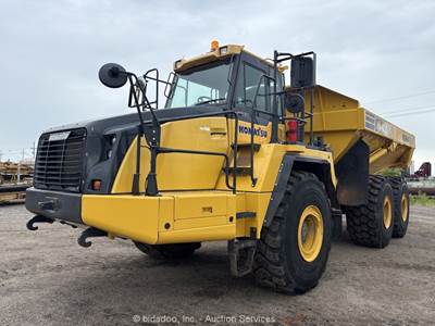 2021 Komatsu HM400-5 44 Ton 6x6 Articulated Dump Truck Off Road Hauler bidadoo