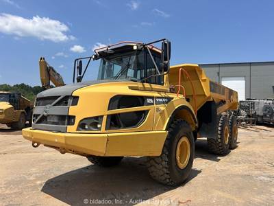 2018 Volvo A25G Off-Road 6x6 Articulated Dump Truck 25 Ton ADT Hauler bidadoo