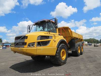 2019 Volvo A25G Articulated Dump Truck 6x6 Off-Road Rock Hauler AC 315HP bidadoo