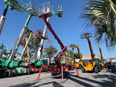 2020 CMC S19 HD (PRO) 55' Articulating Tracked Atrium Boom Lift Aerial bidadoo