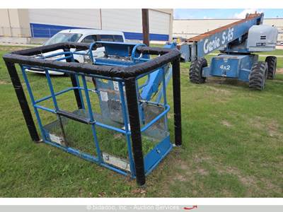 2002 Genie S-65 65' Diesel Articulating Boom Lift Man Aerial Platform bidadoo