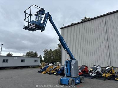 2001 Genie Z-30/20N 30' Electric Articulating Boom Lift Man Aerial bidadoo