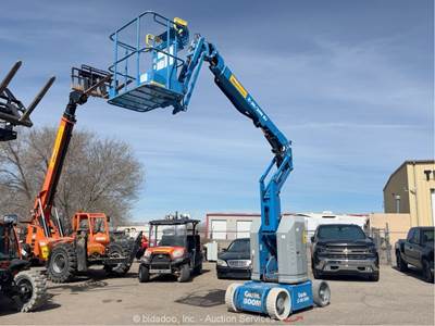 2017 Genie Z-30/20N RJ 30' Electric Articulating Boom Lift Man Aerial bidadoo