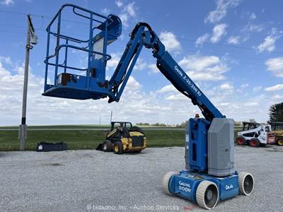2012 Genie Z-30/20N RJ 30' Electric Articulating Boom Lift Man Aerial bidadoo