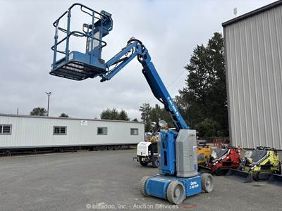 2016 Genie Z-30/20N RJ 29' Electric Articulating Boom Lift Man Aerial bidadoo