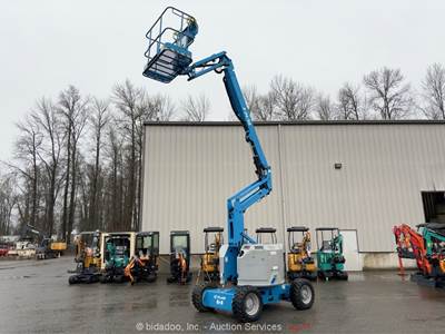 2019 Genie Z-34 / 22 34' 4WD Diesel Articulating Boom Lift Man Aerial bidadoo