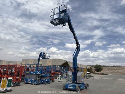 2015 Genie Z-34/22N 34' Electric Articulating Boom Lift Man Aerial Jib bidadoo