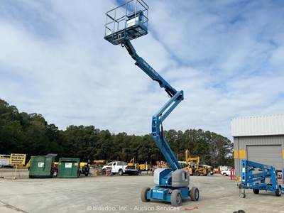 2013 Genie Z-45/25 45' Electric Articulating Boom Lift Man Aerial 48V bidadoo