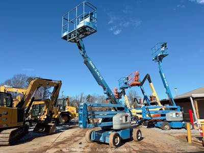 2014 Genie Z-45/25 45' Electric Articulating Boom Lift Man Aerial Jib bidadoo