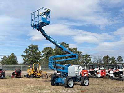 2013 Genie Z-45/25 45' 4WD Diesel Articulating Boom Lift Man Aerial bidadoo