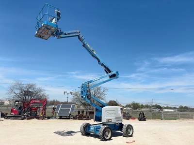 2017 Genie Z-45/25 45' 4WD Diesel Articulating Boom Lift Platform Aerial bidadoo