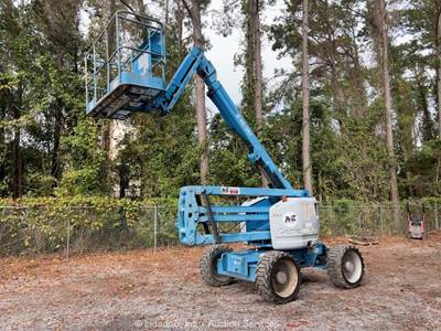 2012 Genie Z-45/25J 45' 4WD Diesel Articulating Boom Lift Man Aerial bidadoo