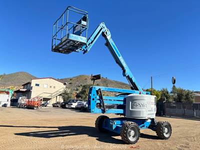 2014 Genie Z-45/25J 45' 4WD Diesel Articulating Boom Lift Man Aerial bidadoo