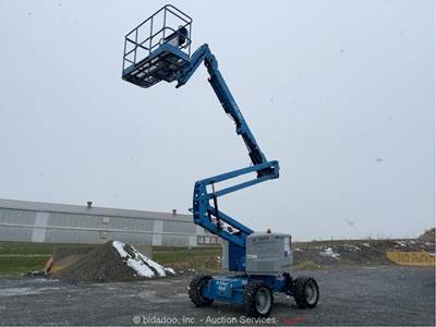 2015 Genie Z-45/25J 46' 4WD Diesel Articulating Boom Lift Man Aerial Jib bidadoo