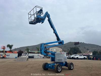2015 Genie Z-45/25J 45' 4WD Diesel Articulating Boom Lift Man Aerial bidadoo