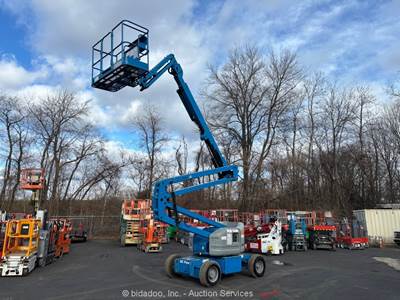 2014 Genie Z-45/25J 45' Electric Articulating Boom Lift Manlift Aerial bidadoo