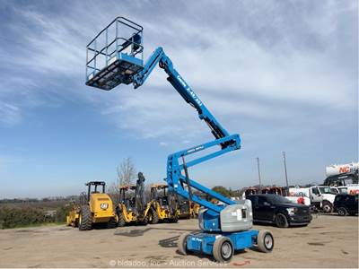 2015 Genie Z-45/25J 45' Electric Articulating Boom Lift Man Platform Jib bidadoo