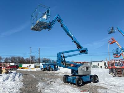 2013 Genie Z-45/25J 45' Electric Articulating Boom Lift Man Platform Jib bidadoo