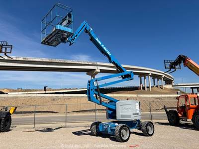 2016 Genie Z-45/25J 45' 4WD Diesel Articulating Boom Lift Man Platform bidadoo