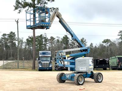 2017 Genie Z-45/25J 45' 4WD Articulating Boom Lift Man Aerial Platform bidadoo